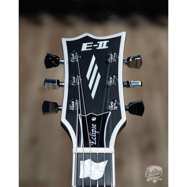 ESP E-II Eclipse BB Bold Binding EMG Guitar w/ Case – Black Satin (B-stock)
