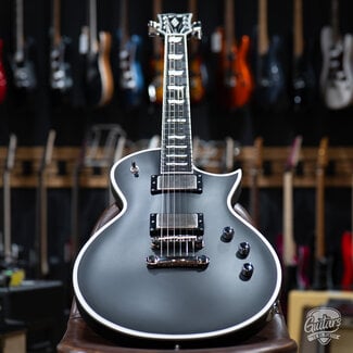 ESP Guitars ESP E-II Eclipse BB Bold Binding EMG Guitar w/ Case – Black Satin (B-stock)