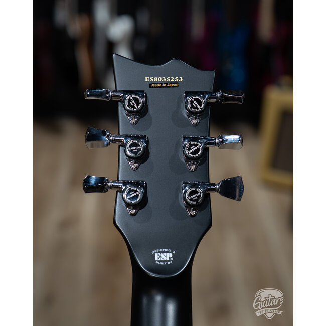 ESP E-II Eclipse BB Bold Binding EMG Guitar w/ Case – Black Satin (B-stock)
