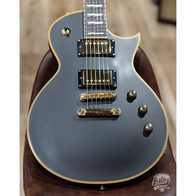 2021 ESP LTD EC-1000 Seymour Duncan Guitar w/ Case – Vintage Black