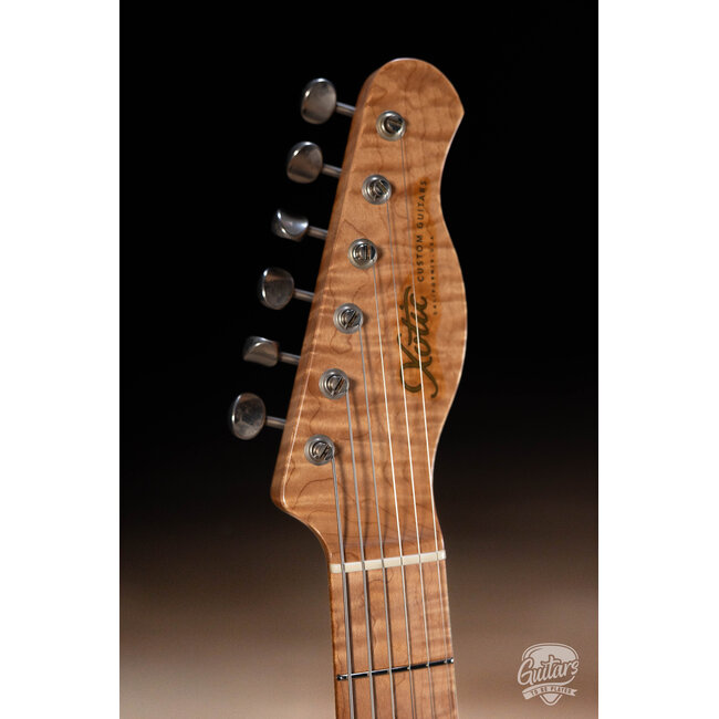 Xotic XTC-1 Alder T-Style w/ Roasted Flame Maple Neck – Vintage White over 3TSB