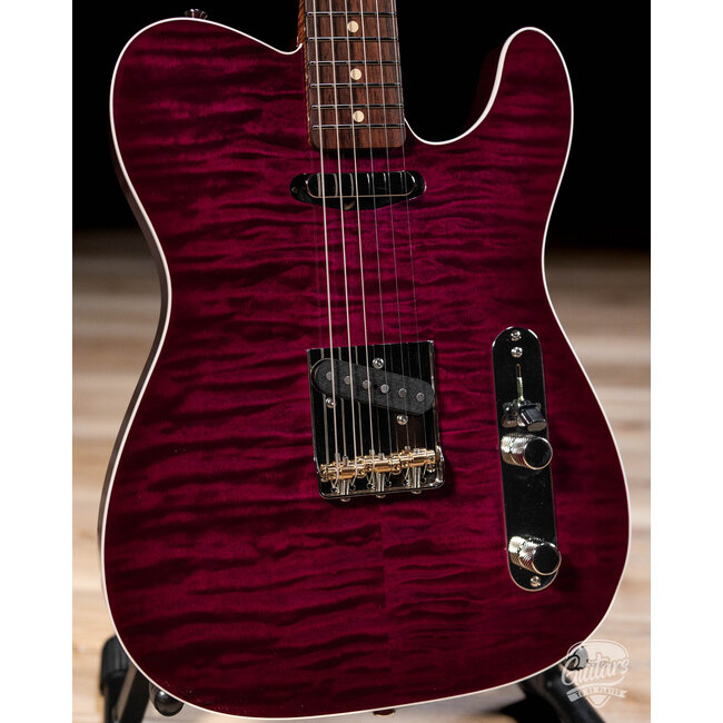 Xotic XTC-1 Figured Maple Top T-Style w/ Flame Maple & Rosewood – Violet Eclipse