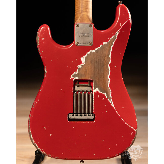 Xotic XSC-1 Alder S-Style w/ Flame Maple Neck & Rosewood – Fiesta Red