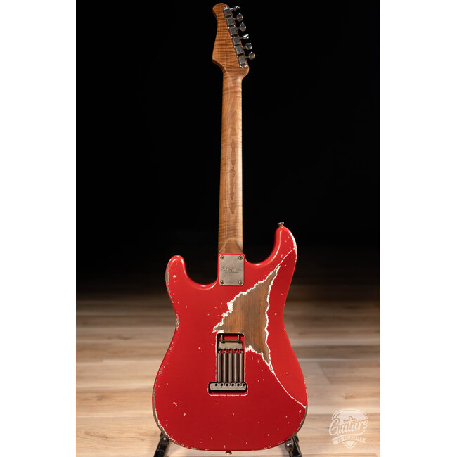 Xotic XSC-1 Alder S-Style w/ Flame Maple Neck & Rosewood – Fiesta Red