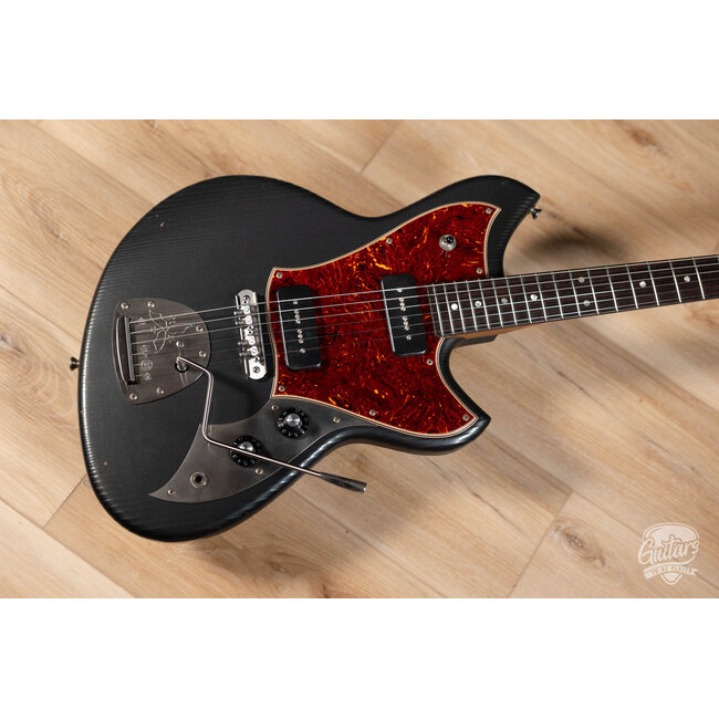 Novo Nucleus Serus J Guitar w/ Lollar P-90s – Charcoal Frost