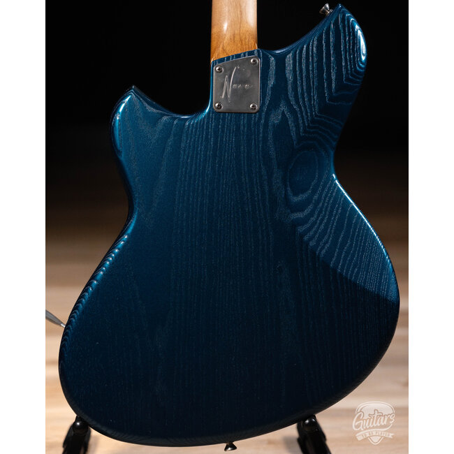 Novo Custom Miris J Semi-Hollow w/ Fralin P-90s & Ebony FB – Lake Como Blue