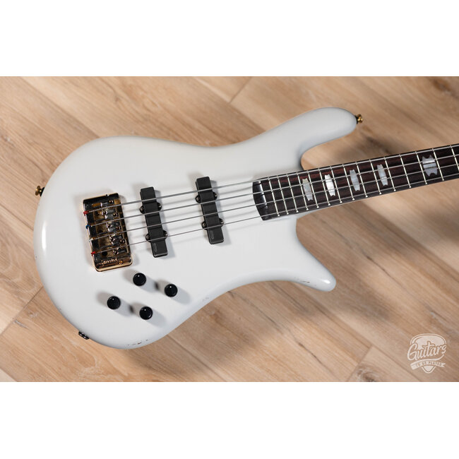 Spector Euro 4 Doug Wimbish Signature w/ EMG Jazz Pickups – White Relic Finish