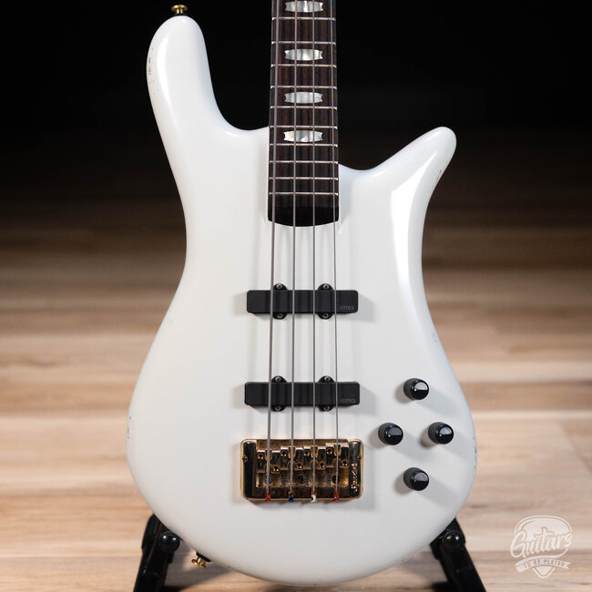 Spector Euro 4 Doug Wimbish Signature w/ EMG Jazz Pickups – White Relic Finish
