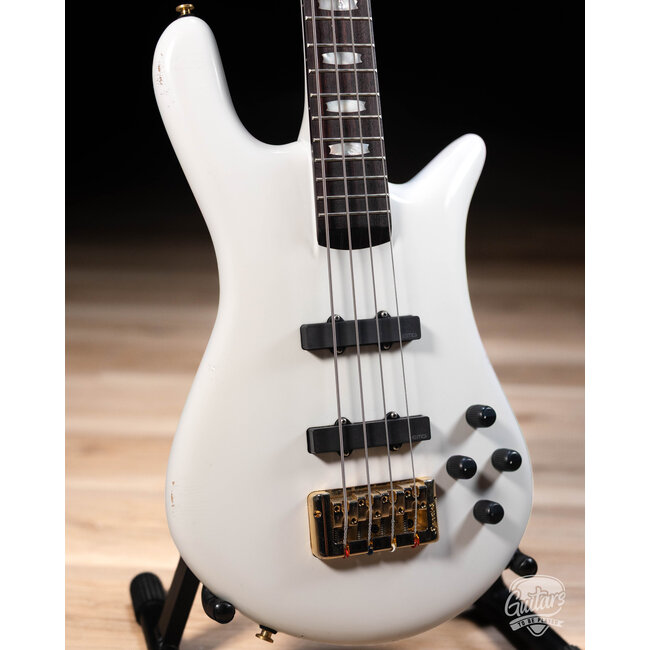 Spector Euro 4 Doug Wimbish Signature w/ EMG Jazz Pickups – White Relic Finish