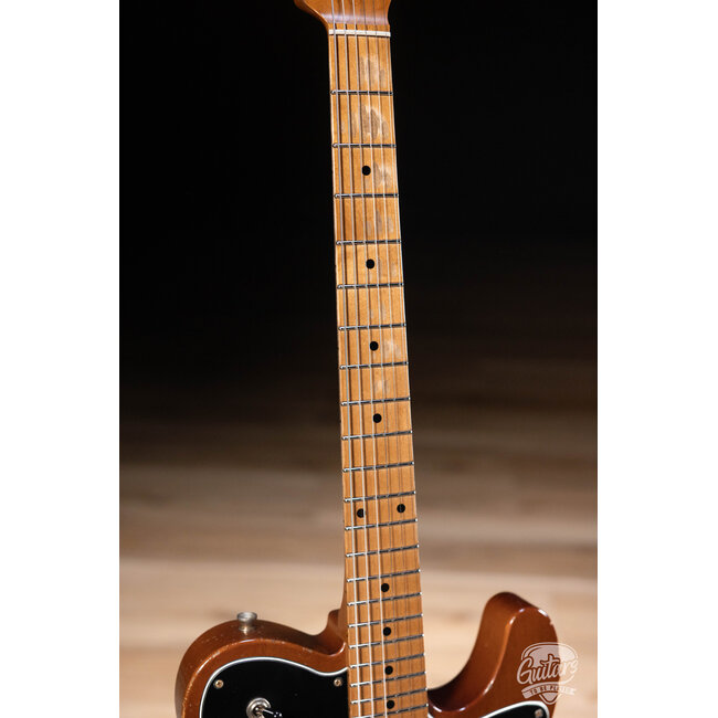 Friedman Vintage T Alder P-90/Humbucker Guitar w/ Maple Neck – Walnut Brown