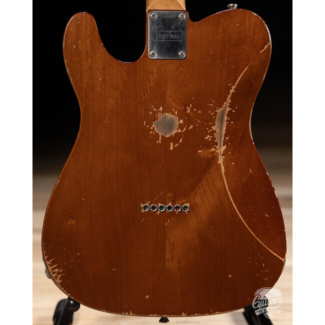 Friedman Vintage T Alder P-90/Humbucker Guitar w/ Maple Neck – Walnut Brown