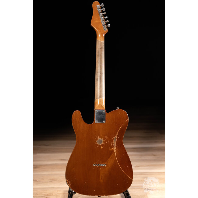 Friedman Vintage T Alder P-90/Humbucker Guitar w/ Maple Neck – Walnut Brown