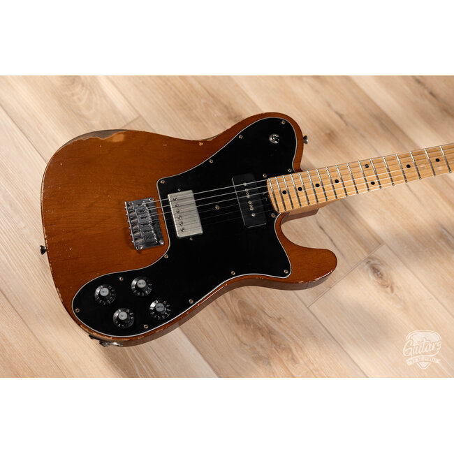 Friedman Vintage T Alder P-90/Humbucker Guitar w/ Maple Neck – Walnut Brown