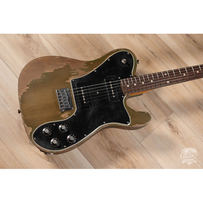 Friedman Vintage T Alder P-90 Guitar w/ Rosewood – Gold Metallic