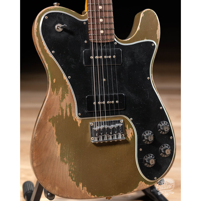 Friedman Vintage T Alder P-90 Guitar w/ Rosewood – Gold Metallic