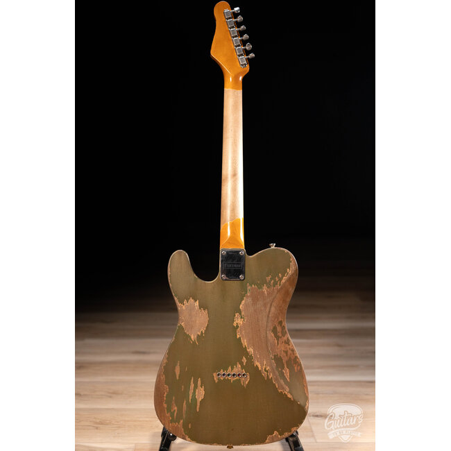 Friedman Vintage T Alder P-90 Guitar w/ Rosewood – Gold Metallic