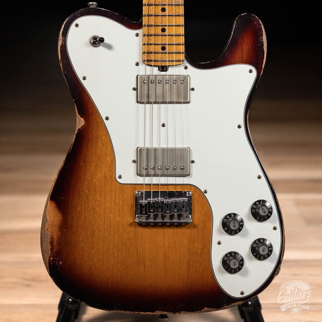 Friedman Vintage T Alder Humbucker Guitar w/ Maple Neck – 2-Tone Sunburst