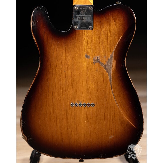 Friedman Vintage T Alder Humbucker Guitar w/ Maple Neck – 2-Tone Sunburst