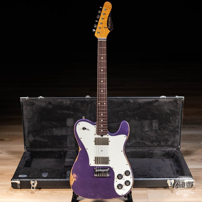 Friedman Vintage T Alder Humbucker Guitar w/ Rosewood – Purple Metallic