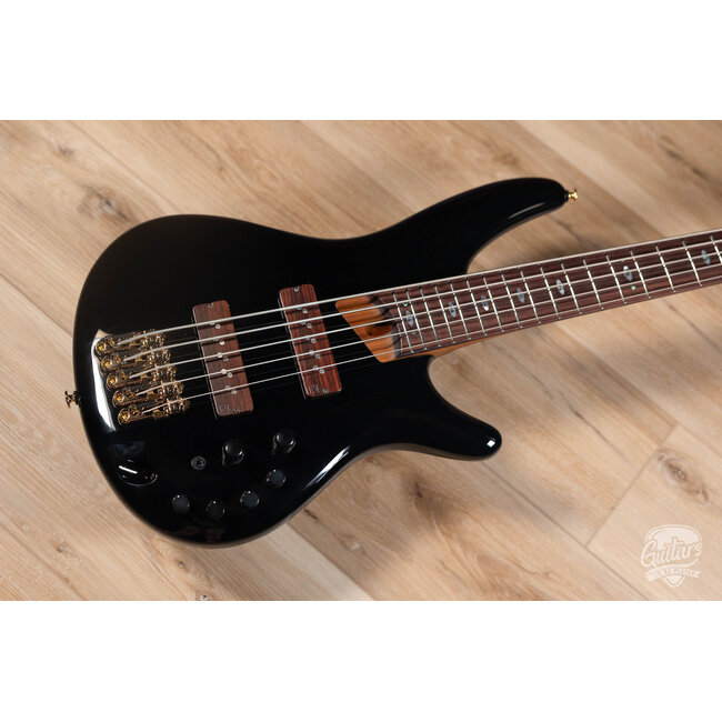 Ibanez Prestige SR3505BK 5 String Bass Guitar w/ Case – Black