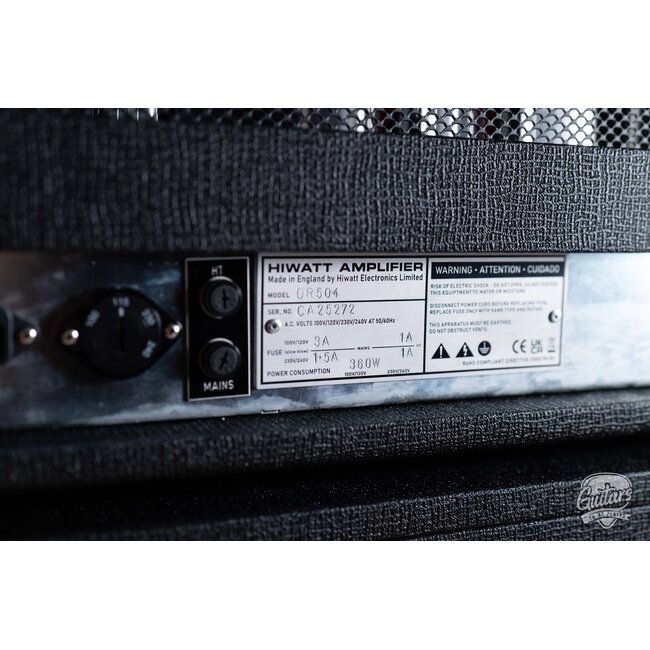 Hiwatt DR504 Custom 50 Handwired Amp Head & WEM 2x12 Cab (B-stock)