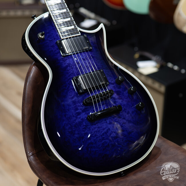 ESP E-II Eclipse EMG Electric Guitar w/ Case – Reindeer Blue (B-stock)