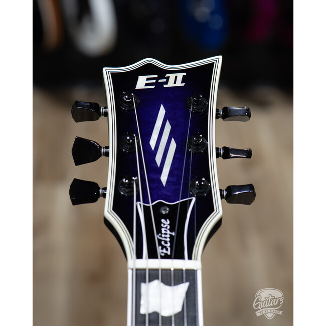 ESP E-II Eclipse EMG Electric Guitar w/ Case – Reindeer Blue (B-stock)