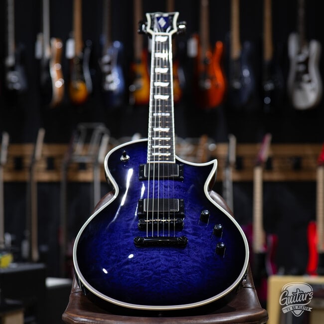 ESP E-II Eclipse EMG Electric Guitar w/ Case – Reindeer Blue (B-stock)