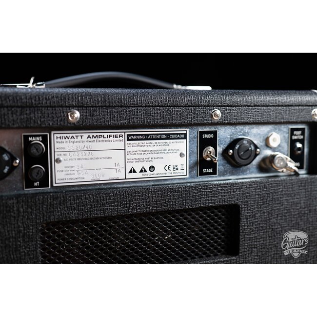 Hiwatt SS20/40 Custom Studio Stage 1x12 Handwired EL84 Combo Amp (B-stock)