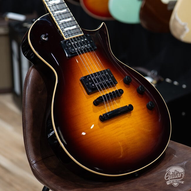 ESP E-II Eclipse Full Thickness Guitar w/ Case – Tobacco Sunburst (B-stock)