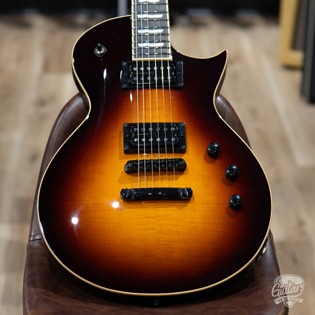 ESP E-II Eclipse Full Thickness Guitar w/ Case – Tobacco Sunburst (B-stock)