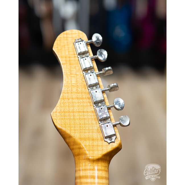2025 Shabat Lynx HSS Alder S-Style w/ Flame Roasted Maple & Rosewood –Shell Pink