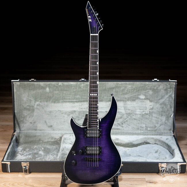 ESP E-II Horizon-III LH Left-Handed Seymour Duncan Guitar – Reindeer Blue