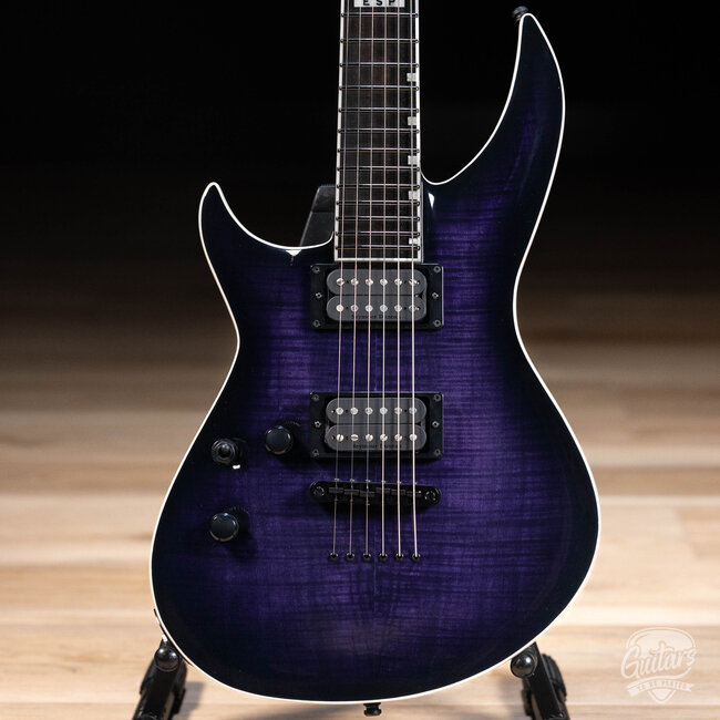 ESP E-II Horizon-III LH Left-Handed Seymour Duncan Guitar – Reindeer Blue