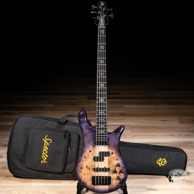 Spector Euro 5 CST 5-String EMG Bass – Natural Violet Burst Gloss