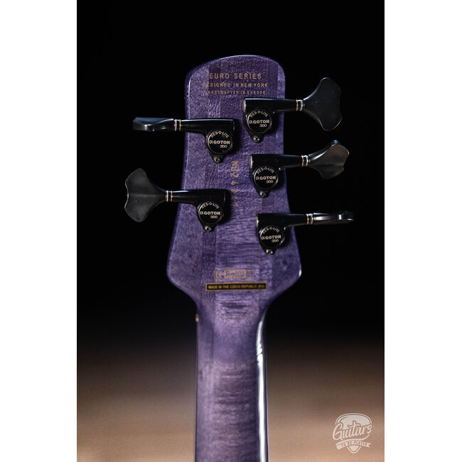 Spector Euro 5 CST 5-String EMG Bass – Natural Violet Burst Gloss
