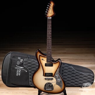Novo Novo Custom Serus J Guitar w/ Fralin P-90s – Toasted Marshmallow