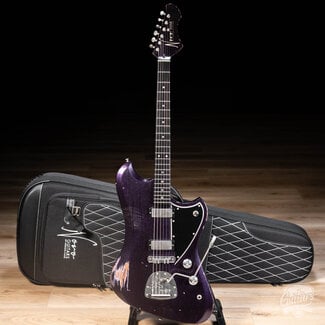 Novo Novo Custom Voltur J Guitar w/ Lollar Firebirds – Purple Stranger