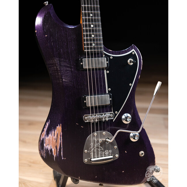 Novo Custom Voltur J Guitar w/ Lollar Firebirds – Purple Stranger