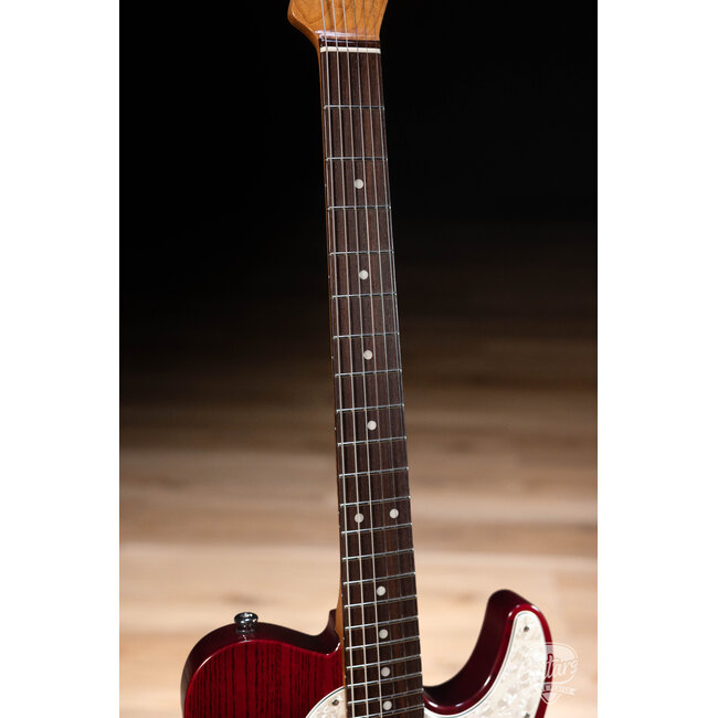 CP Thornton Thinline Classic II Swamp Ash w/ Lollar P-90s – Translucent Oxblood