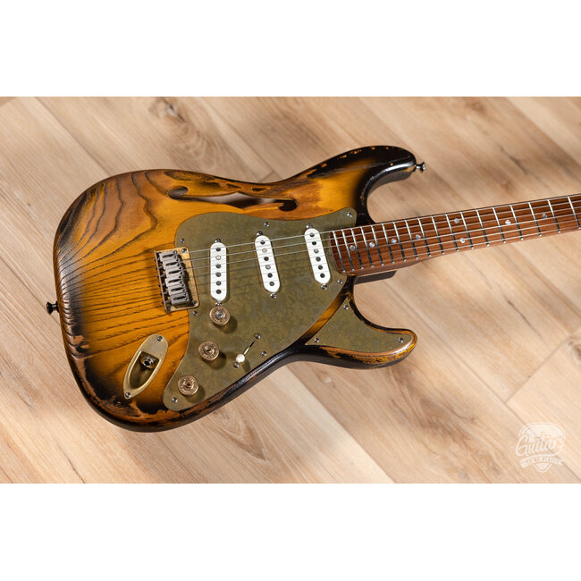 Paoletti Alfa Lounge SSS “Stratospheric” Thinline Hardtail S-Style – 2-Tone Sunburst