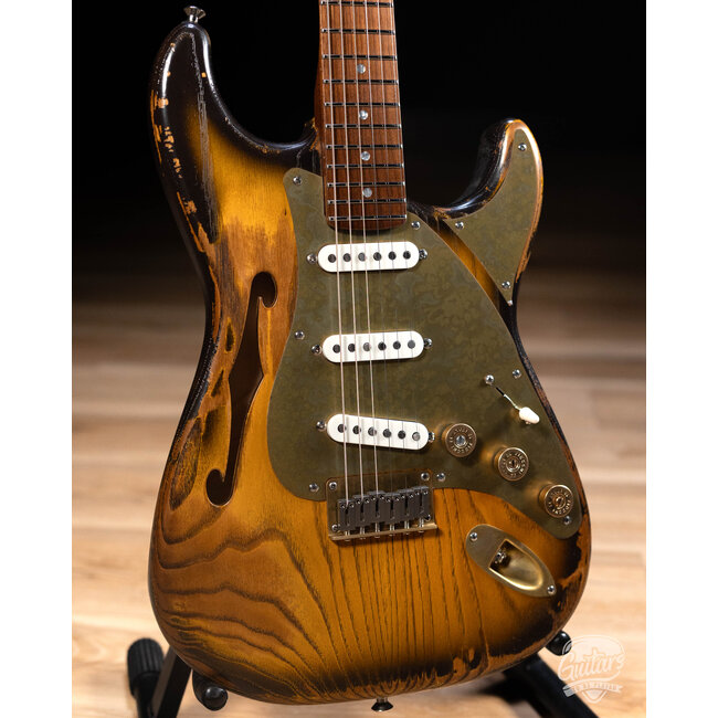Paoletti Alfa Lounge SSS “Stratospheric” Thinline Hardtail S-Style – 2-Tone Sunburst