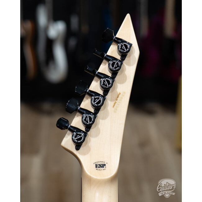 ESP E-II M-I NT Neck Thru EMG Guitar w/ Case – Black Satin (B-Stock)