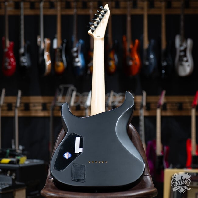 ESP E-II M-I NT Neck Thru EMG Guitar w/ Case – Black Satin (B-Stock)