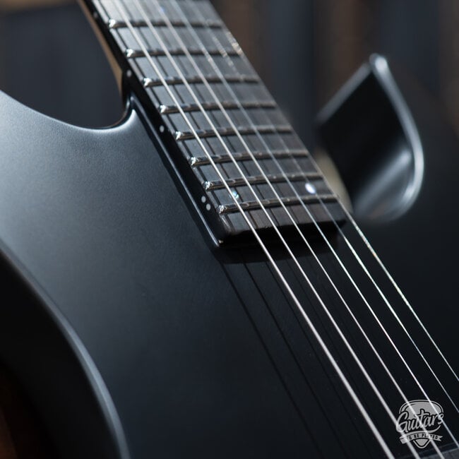 ESP E-II M-I NT Neck Thru EMG Guitar w/ Case – Black Satin (B-Stock)