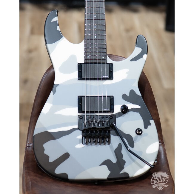 ESP E-II M-II Neck Thru Floyd Rose Guitar w/ Case – Urban Camo (B-stock)