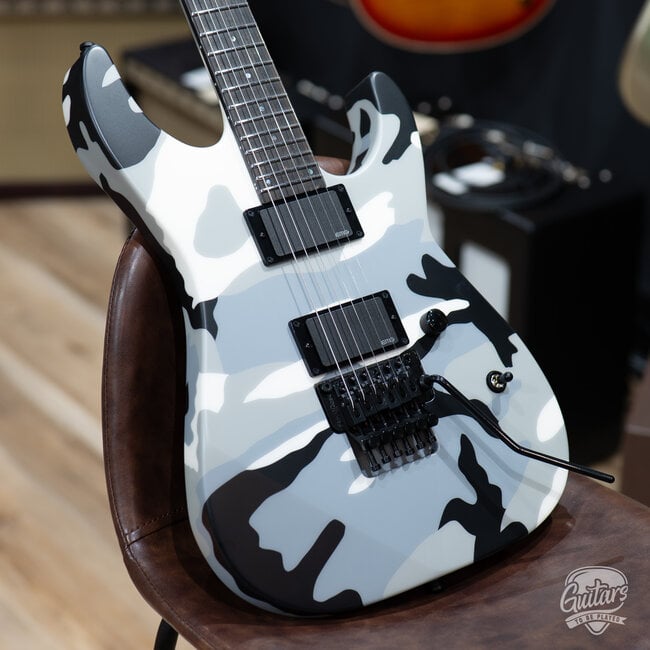 ESP E-II M-II Neck Thru Floyd Rose Guitar w/ Case – Urban Camo (B-stock)