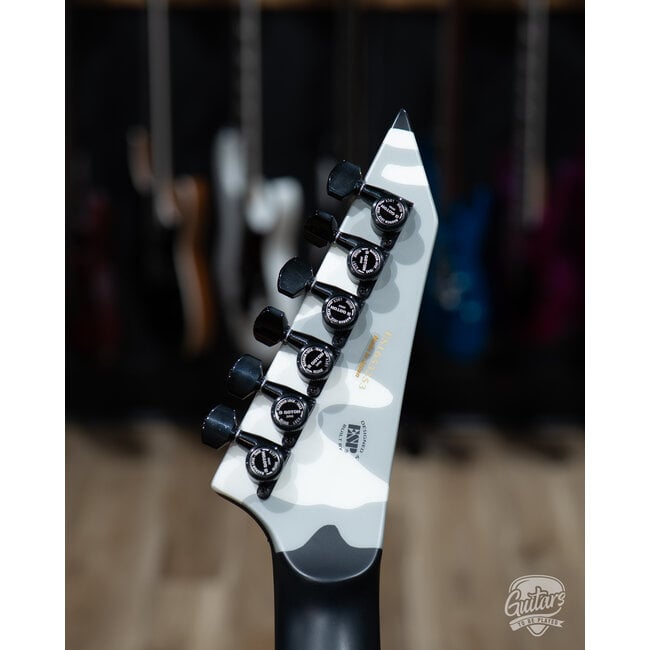ESP E-II M-II Neck Thru Floyd Rose Guitar w/ Case – Urban Camo (B-stock)
