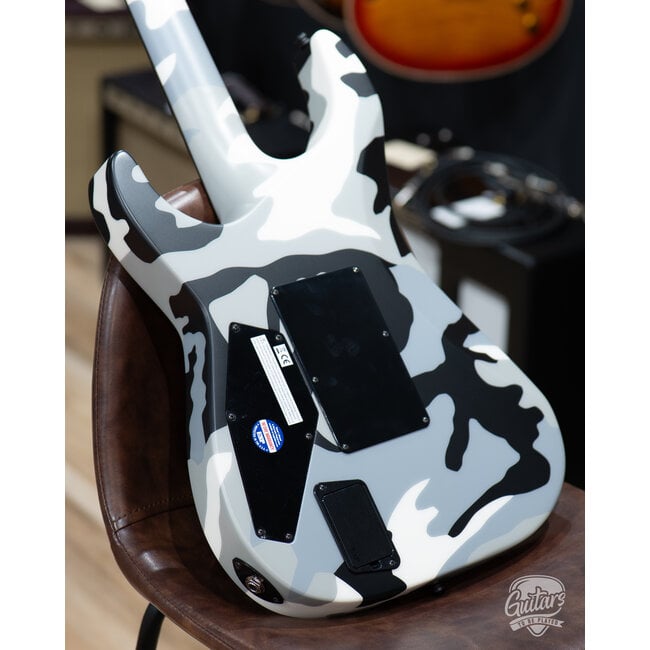 ESP E-II M-II Neck Thru Floyd Rose Guitar w/ Case – Urban Camo (B-stock)