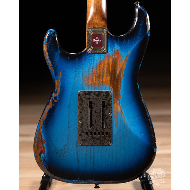 Paoletti Alfa Lounge HSS “Stratospheric” Thinline S-Style – Heavy Deep Blue